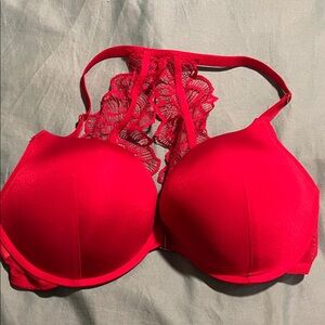 Adore Me Red Padded Push-Up Bra 36D
